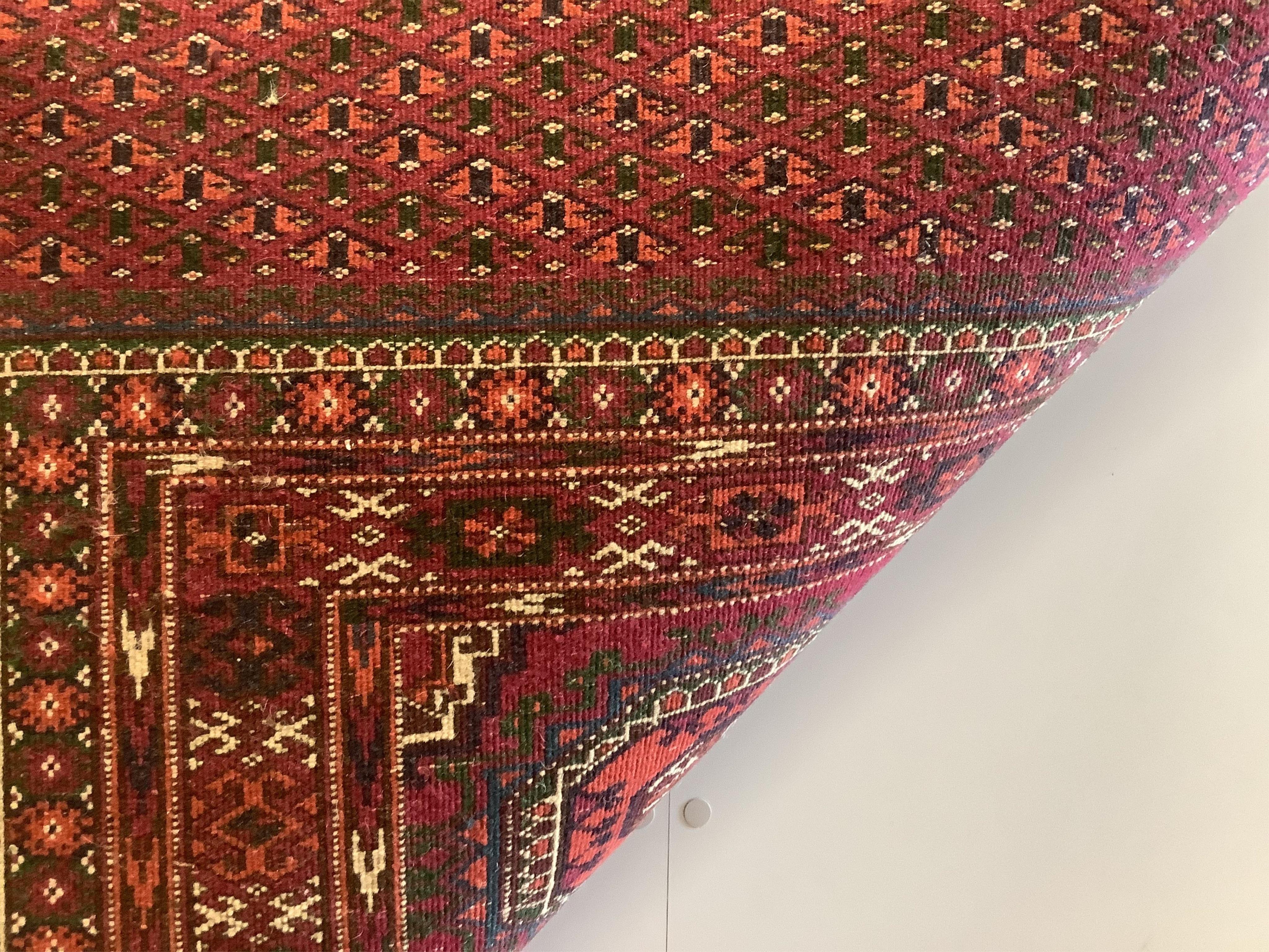 A pair of Tekke rugs and anoth Tekke rug